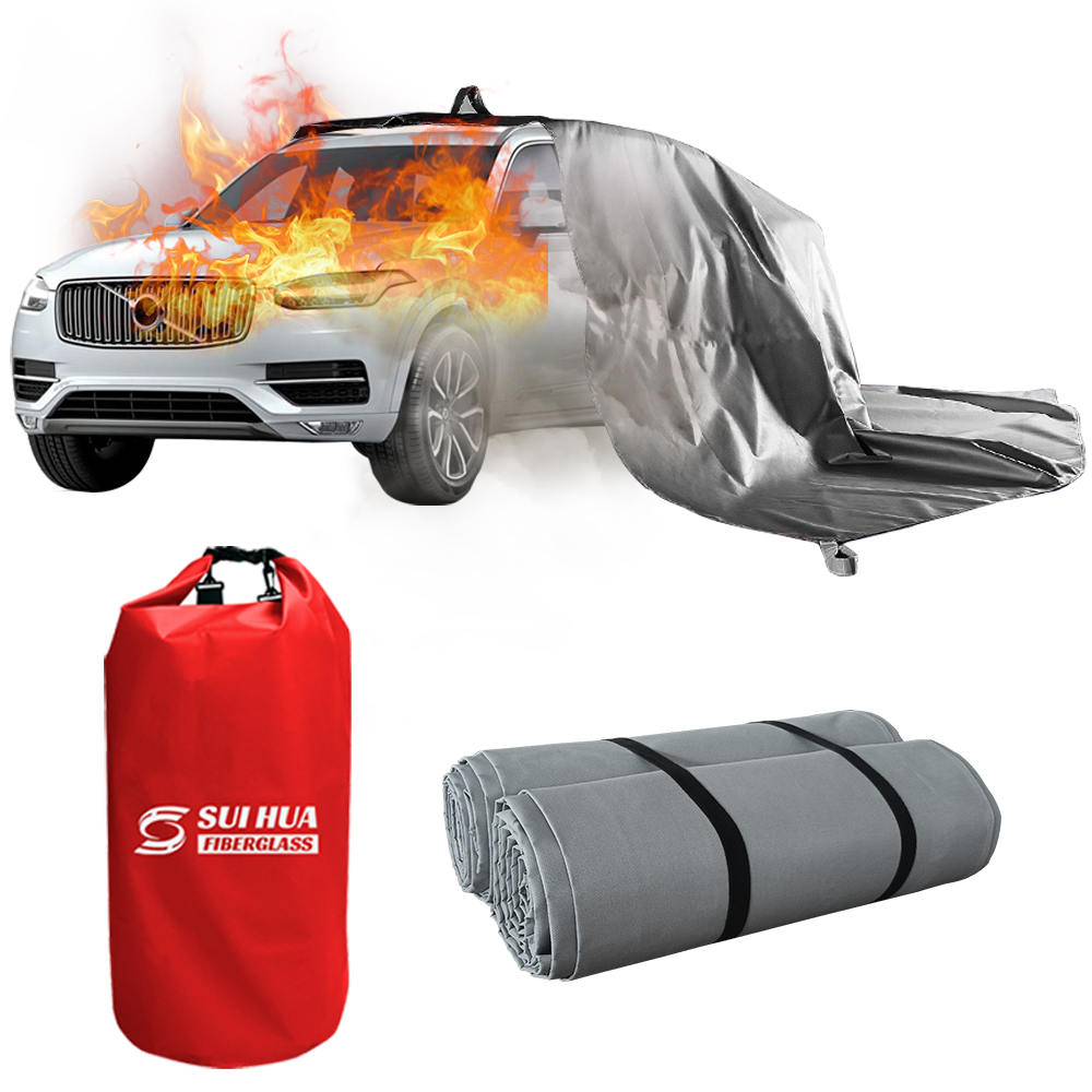 Buy Single Use Car Lithium Battery Fire Blankets